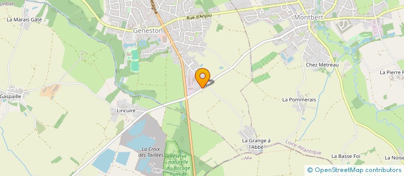 localisation de l'entreprise S N L  GENESTON