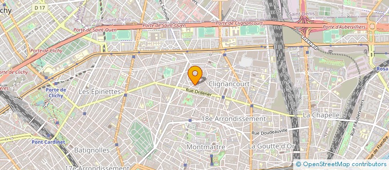 localisation de l'entreprise S.N.M.  PARIS