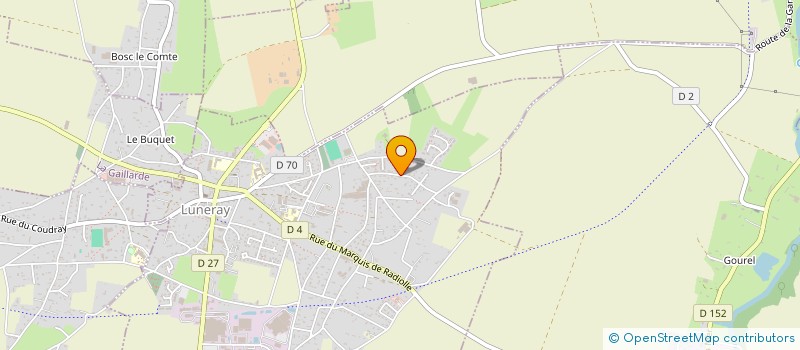 localisation de l'entreprise S & N MACONNERIE  LUNERAY