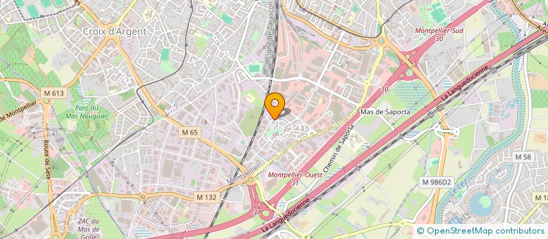localisation de l'entreprise S.N.P à MONTPELLIER