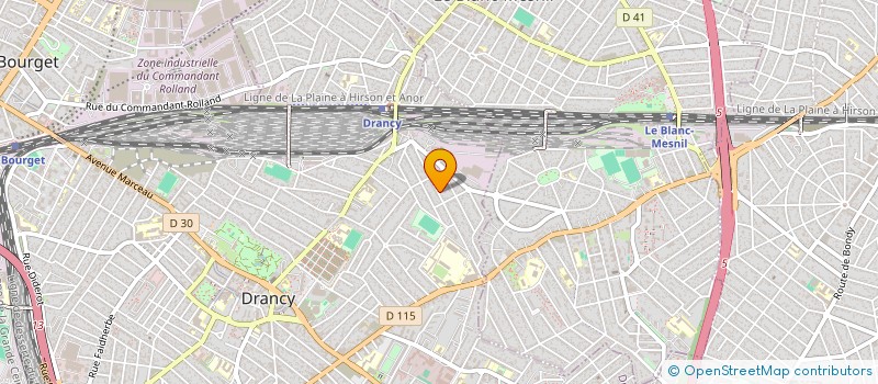 localisation de l'entreprise S.N.P à DRANCY
