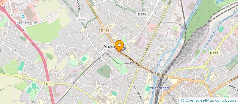 localisation de l'entreprise S.N.P.I.  ANZIN