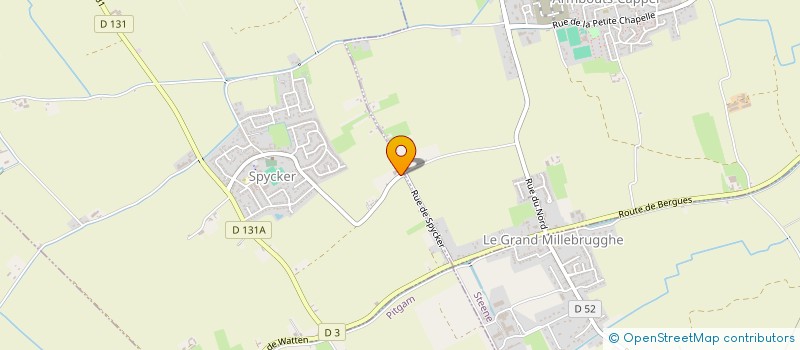 localisation de l'entreprise S.N.R.R.  SPYCKER