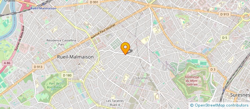 localisation de l'entreprise S N R S à RUEIL MALMAISON
