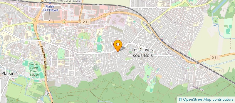 localisation de l'entreprise S.N.S. à LES CLAYES-SOUS-BOIS