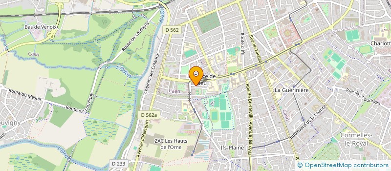 localisation de l'entreprise S.N.S à CAEN