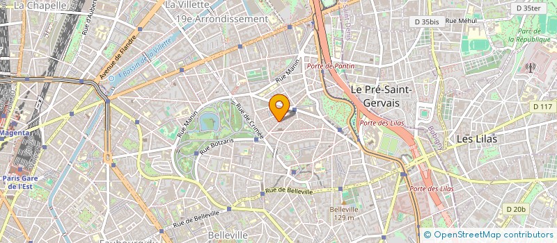 localisation de l'entreprise S N T  PARIS