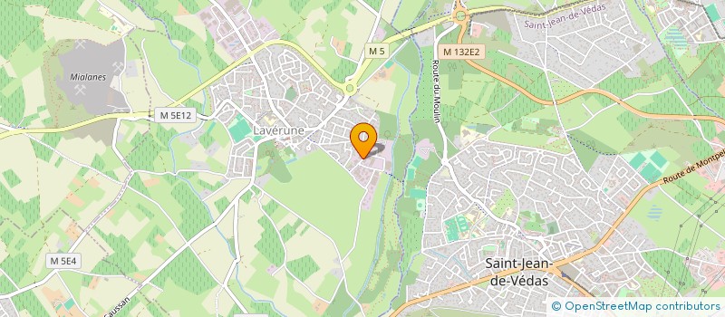 localisation de l'entreprise S.N.T.E à LAVERUNE
