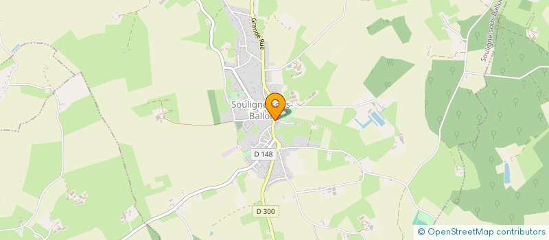 localisation de l'entreprise S.N. TRIGOLET  SOULIGNE-SOUS-BALLON