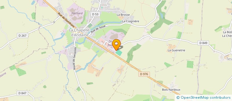 localisation de l'entreprise S N V à RIVES D'ANDAINE