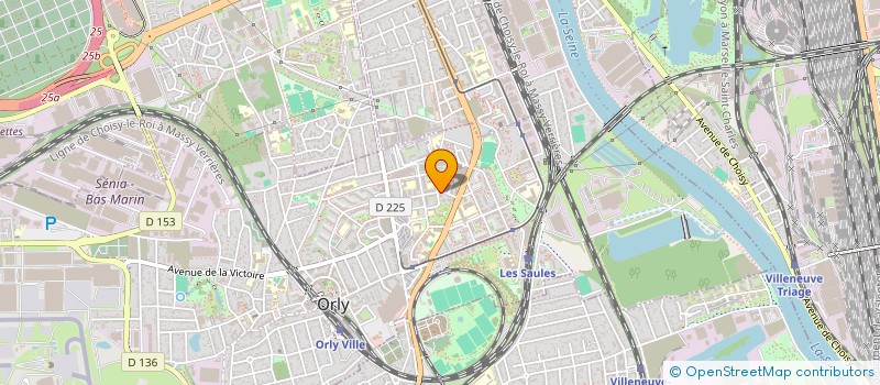 localisation de l'entreprise S&N VOYAGES à ORLY