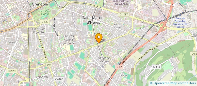 localisation de l'entreprise S.N.Y.C  SAINT-MARTIN-D'HERES