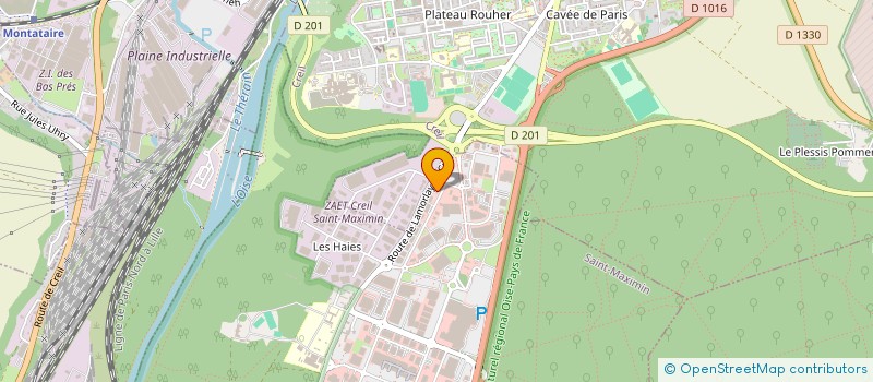 localisation de l'entreprise S. NEAU - B. RECOPE DE TILLY BLARU  SAINT-MAXIMIN