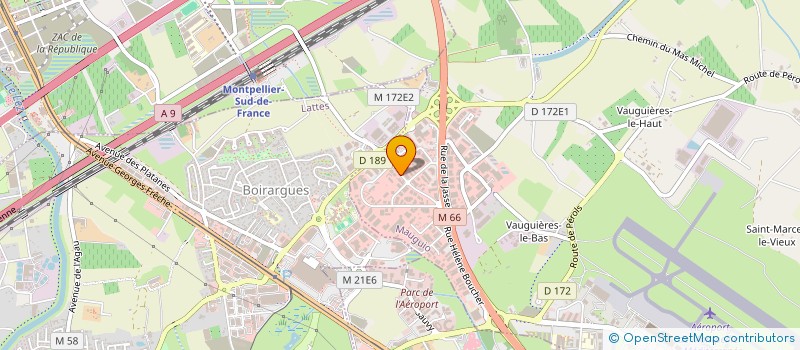 localisation de l'entreprise S' NET  MAUGUIO