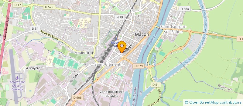 localisation de l'entreprise S'NICKEL à MACON