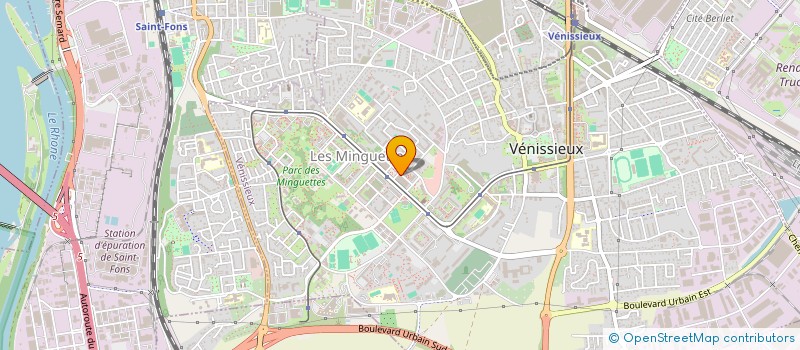 localisation de l'entreprise S. NOVA SOLUTION à VENISSIEUX