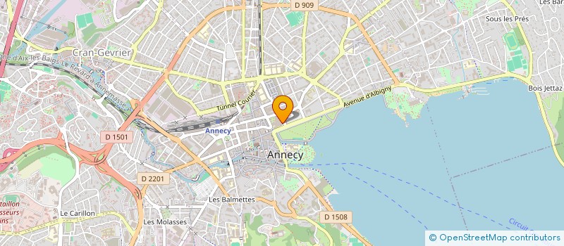 localisation de l'entreprise S.O.2 à ANNECY