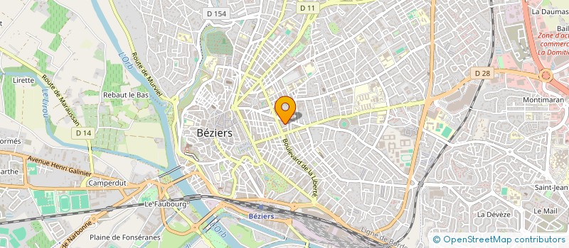 localisation de l'entreprise S O 2 F I à BEZIERS