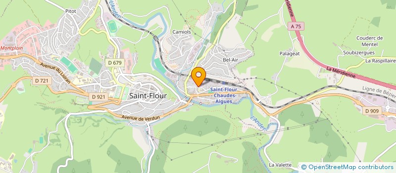 localisation de l'entreprise S&O à SAINT-FLOUR