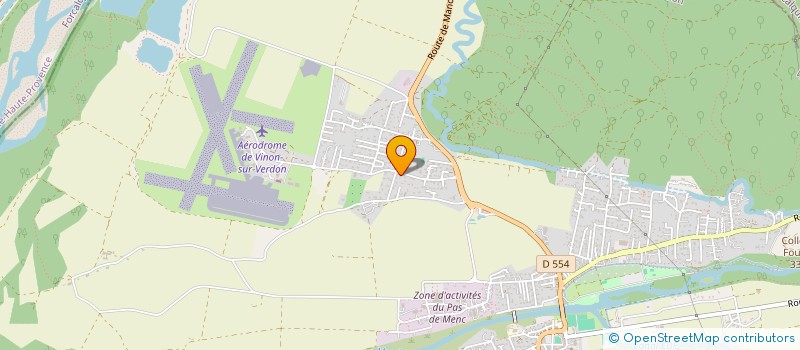 localisation de l'entreprise S-O-A à VINON-SUR-VERDON