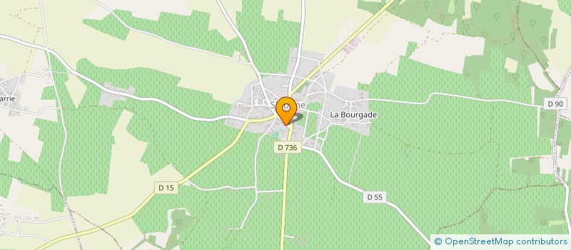 localisation de l'entreprise S.O.A. BATI16 à SIGOGNE