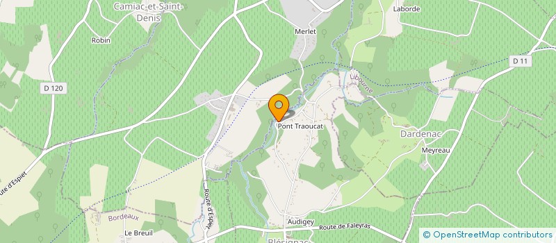 localisation de l'entreprise S.O.C.A.RE. SUD OUEST CARRELAGE REVETEME  BLESIGNAC