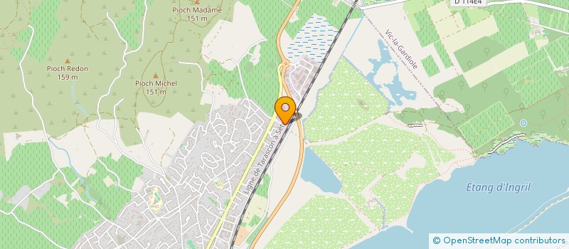 localisation de l'entreprise S.O CONSTRUCTION à FRONTIGNAN