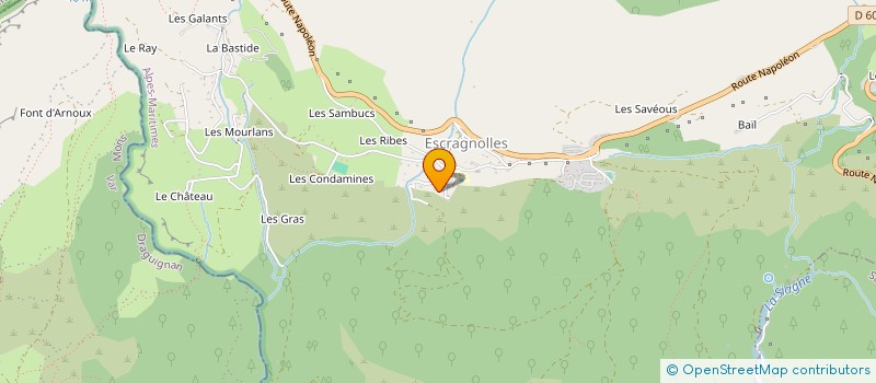 localisation de l'entreprise S.O.CRI à SAINT-VALLIER-DE-THIEY