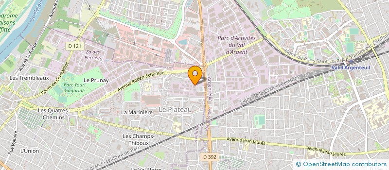 localisation de l'entreprise S O D E M  SARTROUVILLE