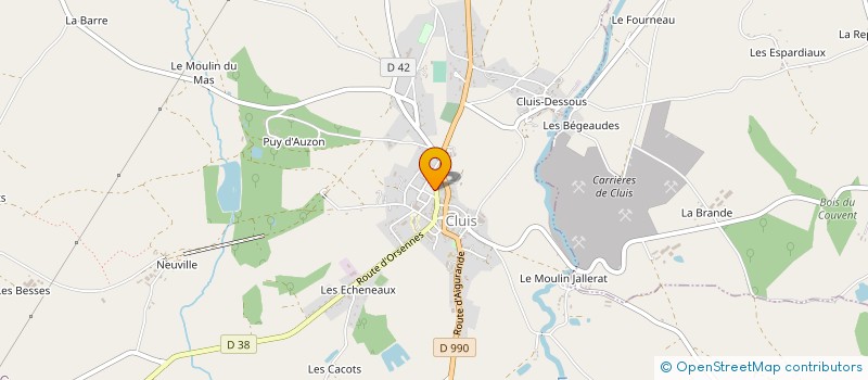 localisation de l'entreprise S O D I G E à CLUIS