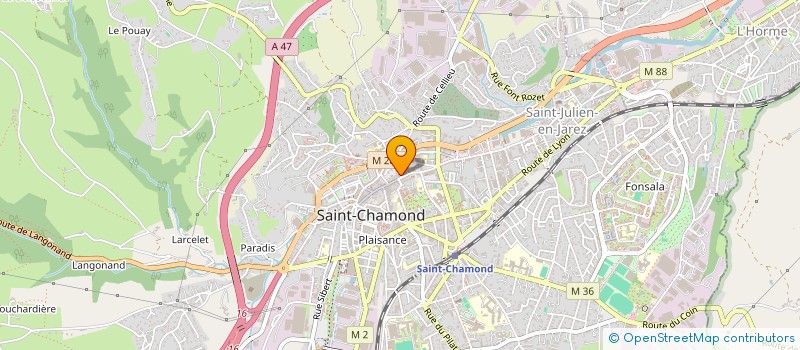 localisation de l'entreprise S O D I M A P à SAINT-CHAMOND