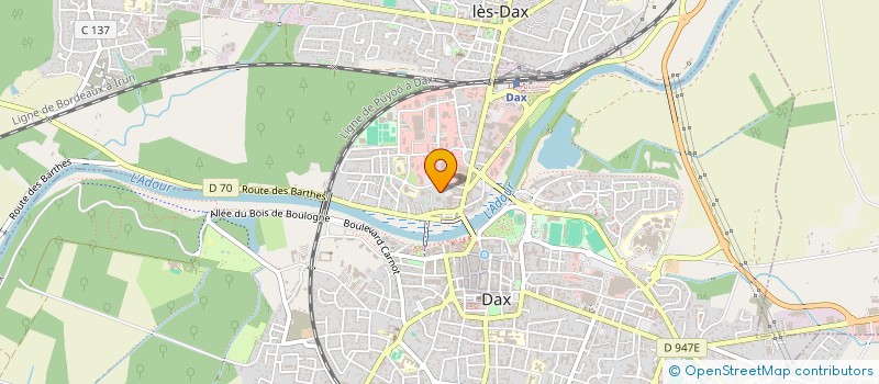 localisation de l'entreprise S.O.ENERGY à DAX