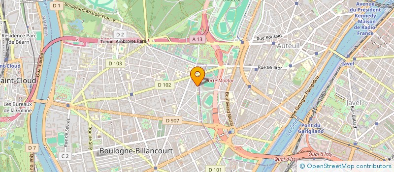 localisation de l'entreprise S.O. ESTHETIQUE à BOULOGNE-BILLANCOURT