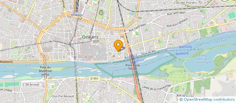 localisation de l'entreprise S.O.F.I.A SOLIDARITE à ORLEANS