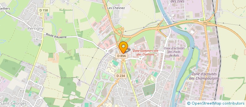 localisation de l'entreprise S.O.F.I.C.A. à AUXERRE