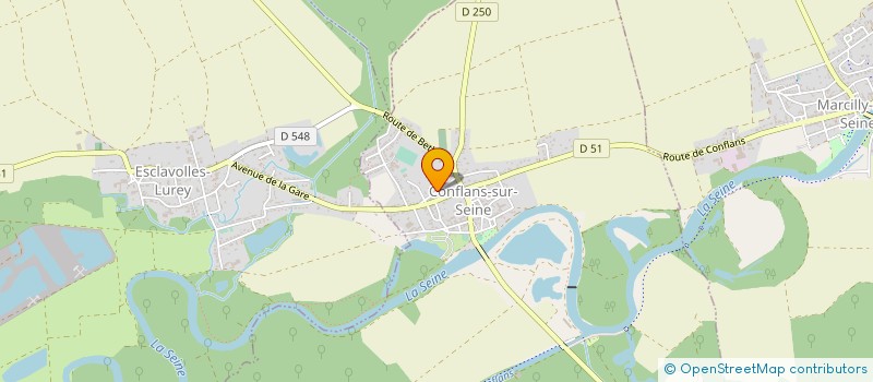 localisation de l'entreprise S O G E F A à ANGLURE