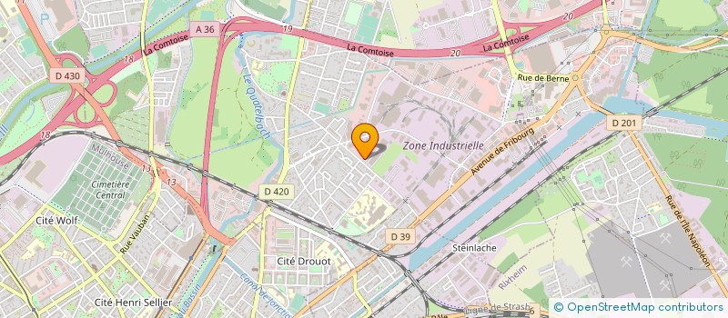 localisation de l'entreprise S O G E M U  ILLZACH