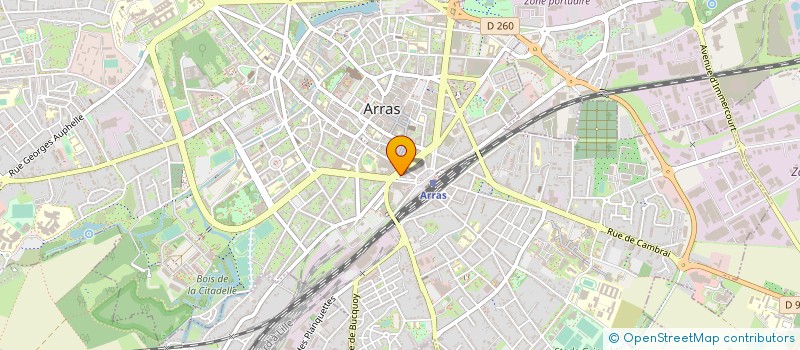 localisation de l'entreprise S.O.G.E.R.O à ARRAS