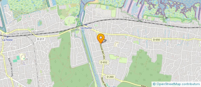 localisation de l'entreprise S O G E T R I M E à GUJAN-MESTRAS