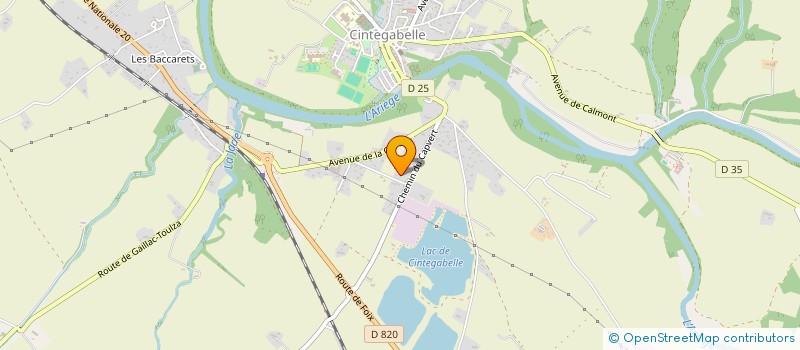 localisation de l'entreprise S.O HABITAT à SALIES-DU-SALAT