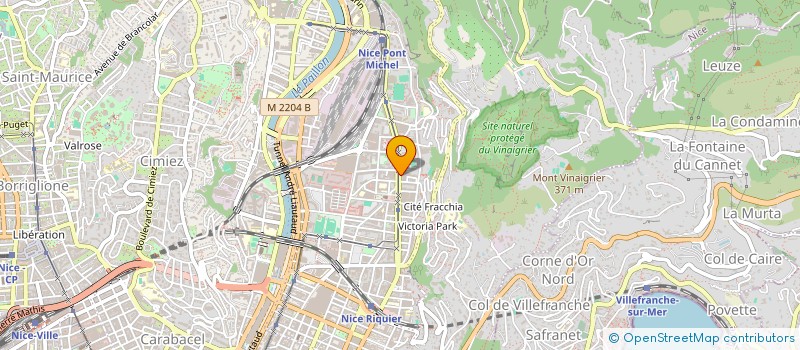 localisation de l'entreprise S.O IMMO à NICE