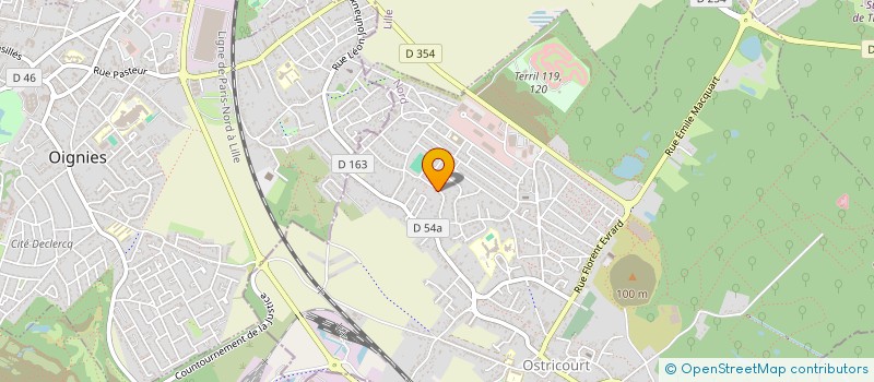 localisation de l'entreprise S.O.K PROD à OSTRICOURT