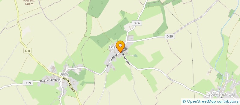 localisation de l'entreprise S.O.L  FOSSEUX
