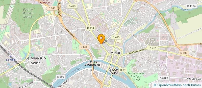 localisation de l'entreprise S.O.L. 77 à MELUN