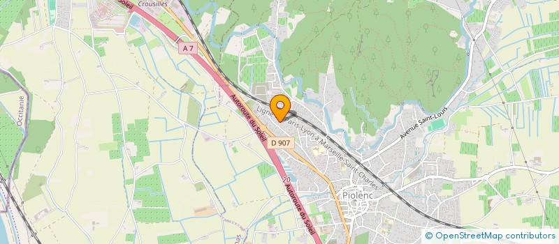 localisation de l'entreprise S.O.M.A IMMO  PIOLENC