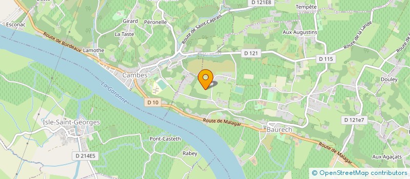 localisation de l'entreprise S.O.M.A.P.A.C.E  CAMBES