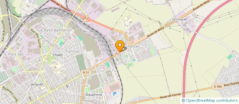 localisation de l'entreprise S O M A T E M à REIMS