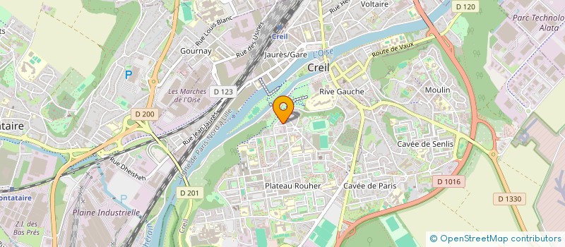 localisation de l'entreprise S.O.N à CREIL