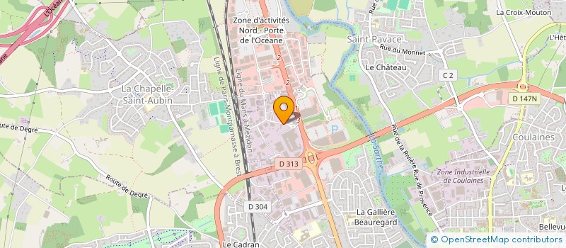 localisation de l'entreprise S.O.P.S. à LE MANS