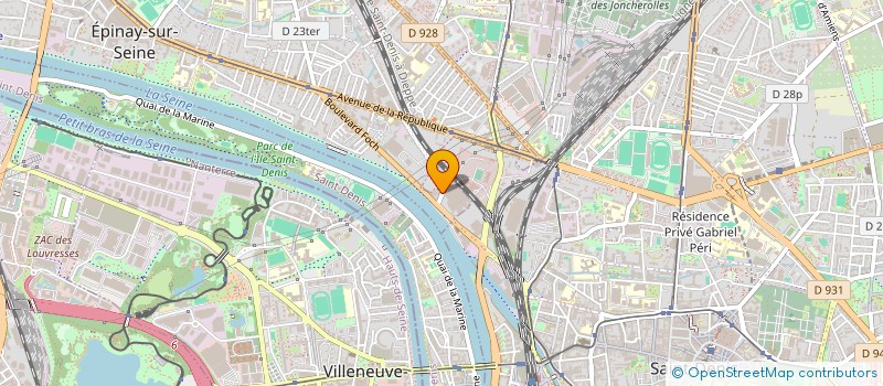localisation de l'entreprise S.O.R.I.M à EPINAY-SUR-SEINE